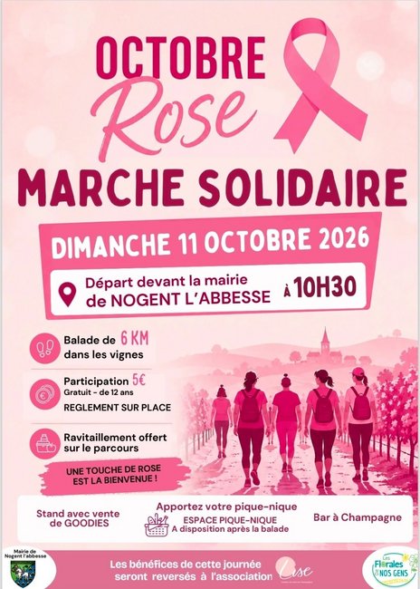 Marche solidaire à Nogent l’Abbesse